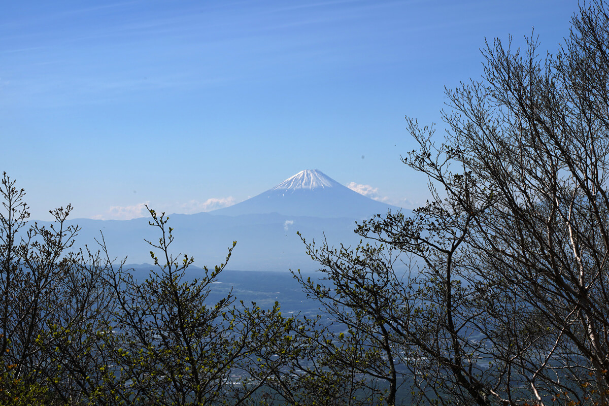 雲海展望台からの富士山